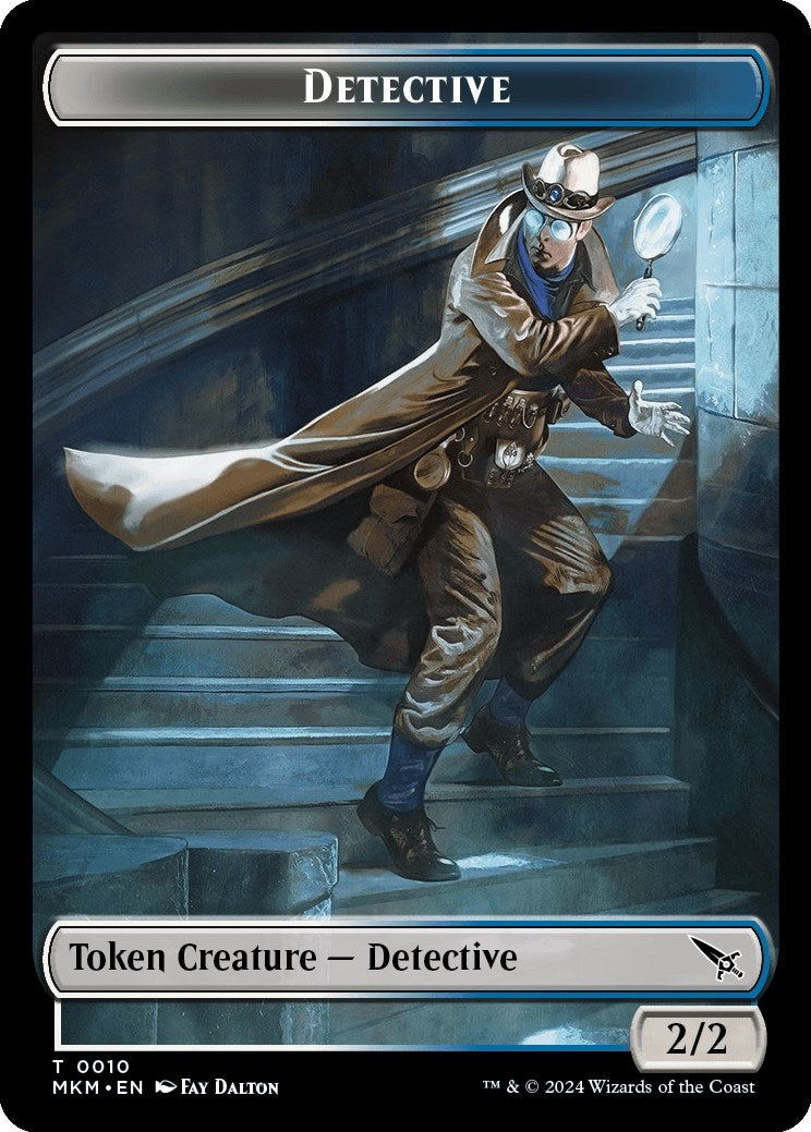 Image for Detective // Plant Double-Sided Token (10 // 9) (Murders at Karlov Manor) - Magic: The Gathering