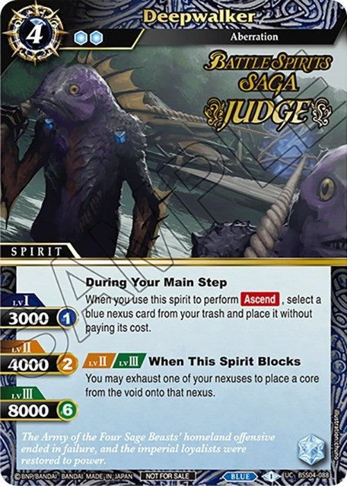 Image for Deepwalker (Judge Pack Vol. 4) (BSS04-088) (Launch & Event Promos) - Battle Spirits Saga