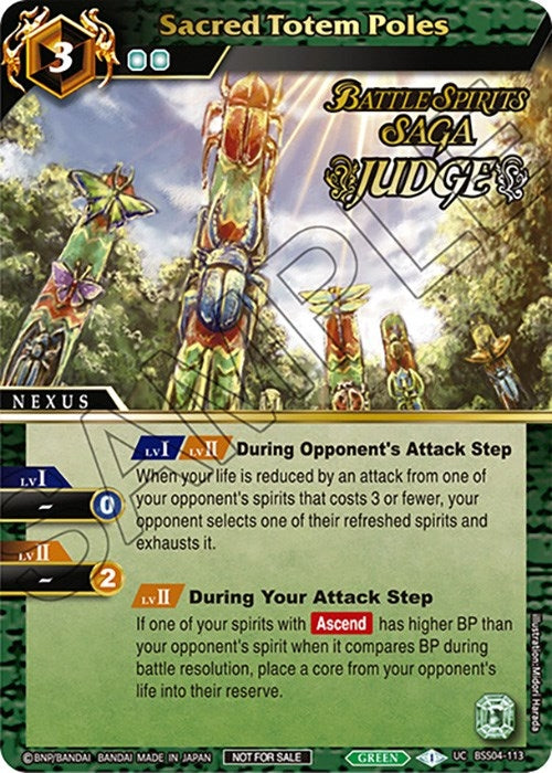 Image for Sacred Totem Poles (Judge Pack 2024 Vol. 1) (BSS04-113) (Launch & Event Promos) - Battle Spirits Saga