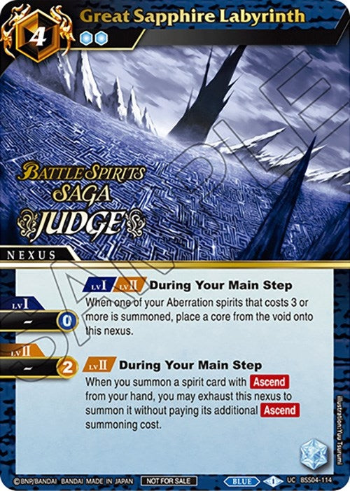 Image for Great Sapphire Labyrinth (Judge Pack 2024 Vol. 1) (BSS04-114) (Launch & Event Promos) - Battle Spirits Saga