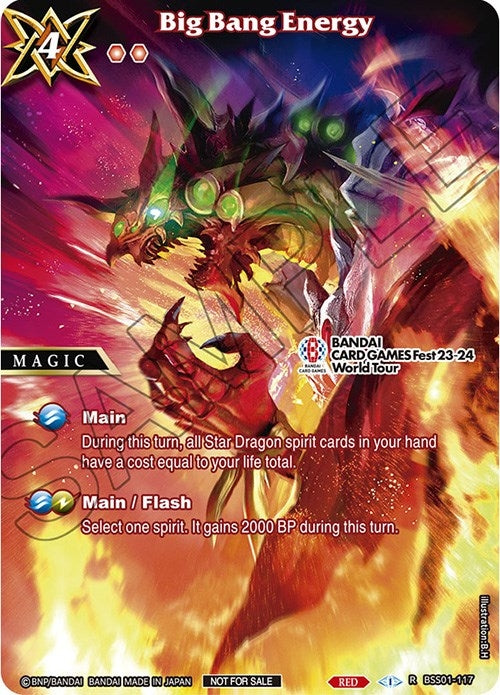 Image for Big Bang Energy (BANDAI CARD GAMES Fest 23-24 World Tour) (BSS01-117) (Launch & Event Promos) - Battle Spirits Saga