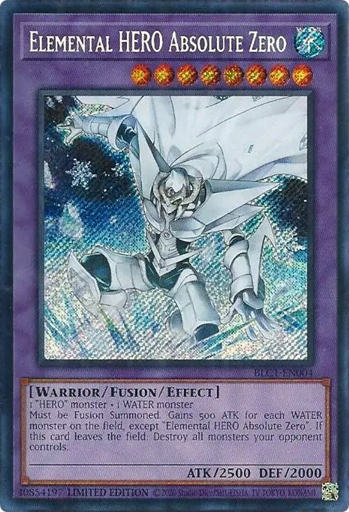 Image for Elemental HERO Absolute Zero (BLC1-EN004) (BLC1) - YuGiOh