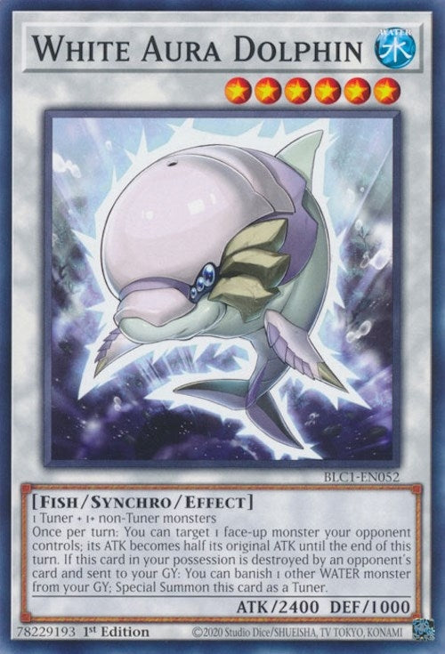 Image for White Aura Dolphin (BLC1-EN052) (BLC1) - YuGiOh