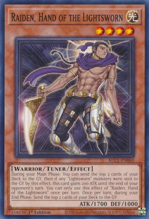 Image for Raiden, Hand of the Lightsworn (BLC1-EN060) (BLC1) - YuGiOh