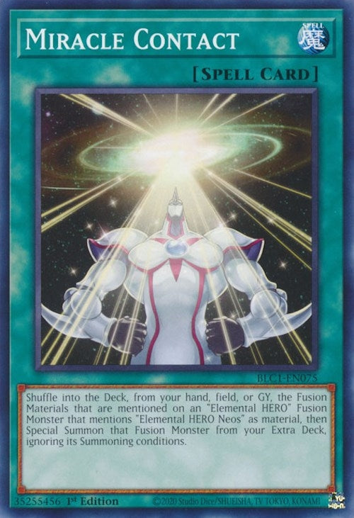 Image for Miracle Contact (BLC1-EN075) (BLC1) - YuGiOh