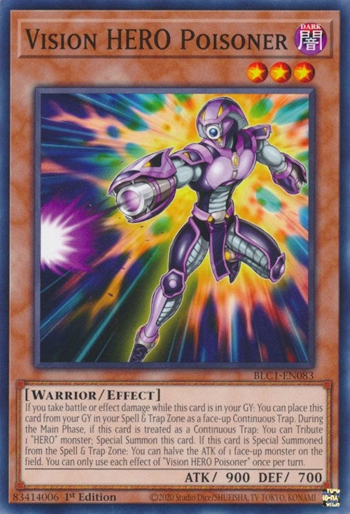 Image for Vision HERO Poisoner (BLC1-EN083) (BLC1) - YuGiOh