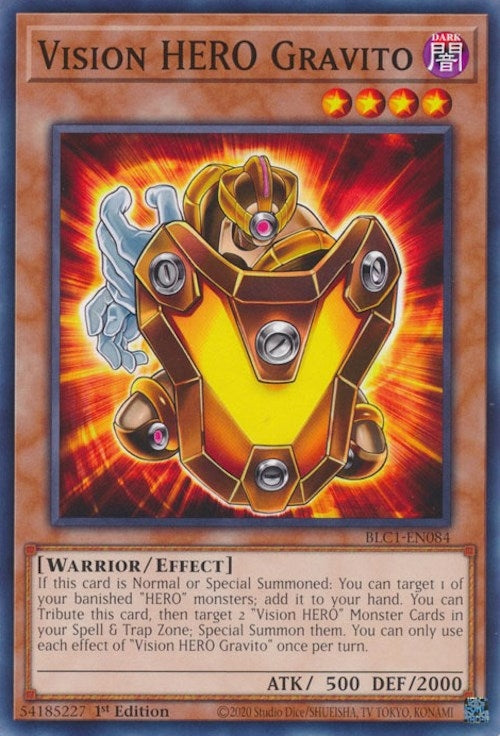 Image for Vision HERO Gravito (BLC1-EN084) (BLC1) - YuGiOh