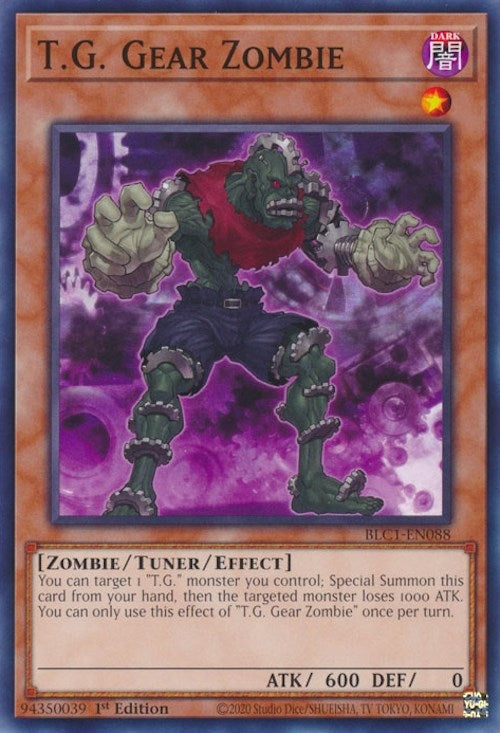 Image for T.G. Gear Zombie (BLC1-EN088) (BLC1) - YuGiOh
