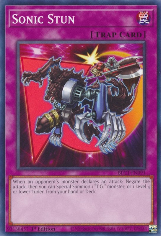 Image for Sonic Stun (BLC1-EN091) (BLC1) - YuGiOh