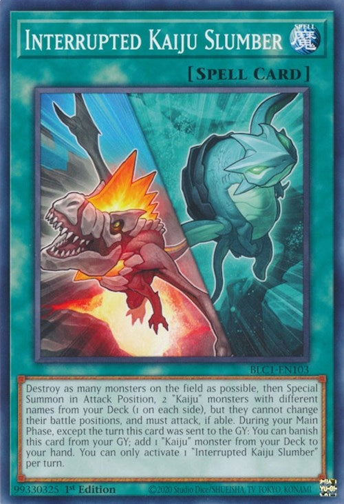 Image for Interrupted Kaiju Slumber (BLC1-EN103) (BLC1) - YuGiOh