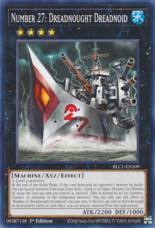 Image for Number 27: Dreadnought Dreadnoid (BLC1-EN109) (BLC1) - YuGiOh