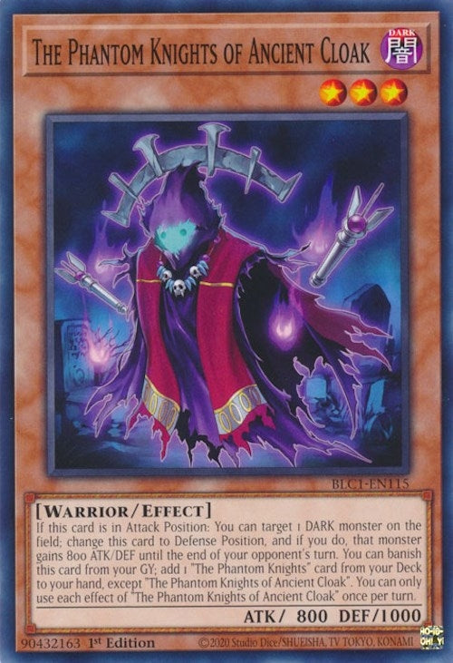 Image for The Phantom Knights of Ancient Cloak (BLC1-EN115) (BLC1) - YuGiOh