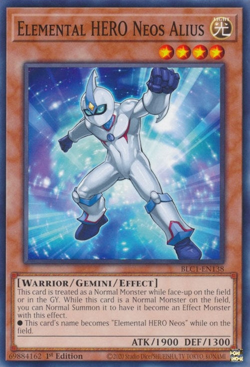 Image for Elemental HERO Neos Alius (BLC1-EN138) (BLC1) - YuGiOh