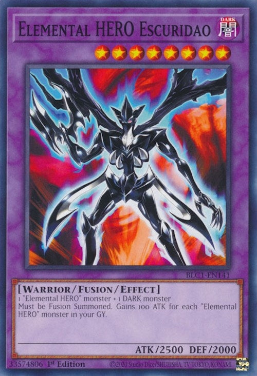 Image for Elemental HERO Escuridao (BLC1-EN141) (BLC1) - YuGiOh