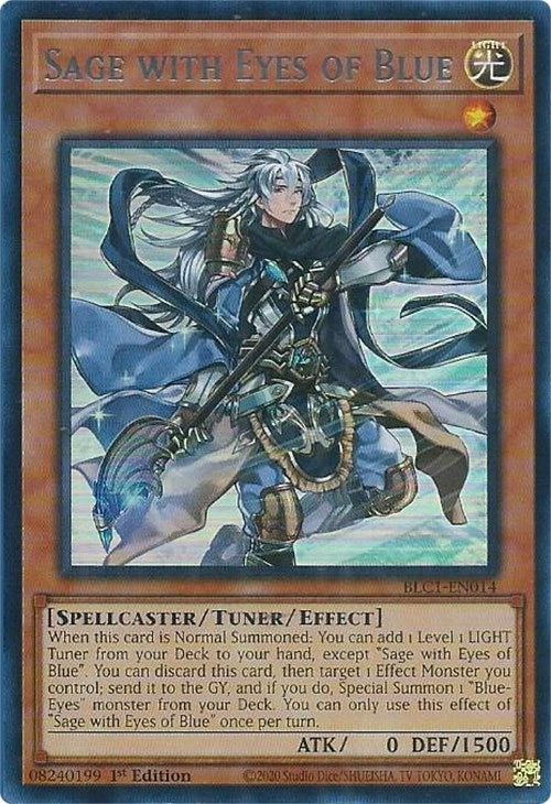 Image for Sage with Eyes of Blue (Silver) (BLC1-EN014) (BLC1) - YuGiOh