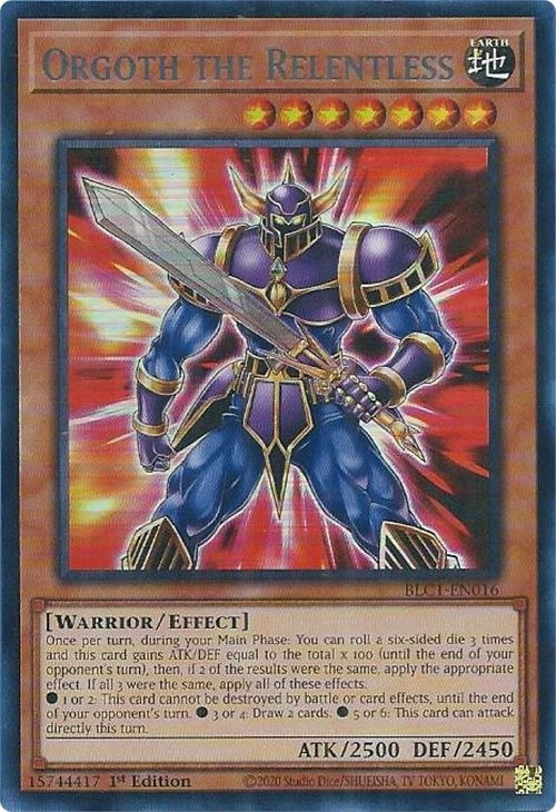 Image for Orgoth the Relentless (Silver) (BLC1-EN016) (BLC1) - YuGiOh
