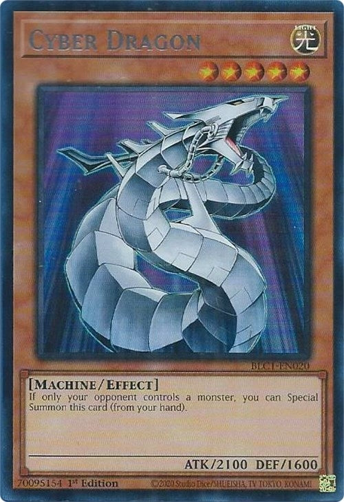 Image for Cyber Dragon (Silver) (BLC1-EN020) (BLC1) - YuGiOh