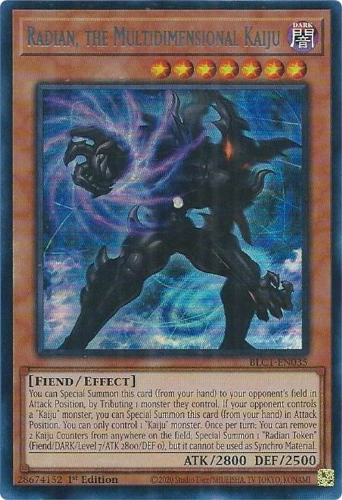 Image for Radian, the Multidimensional Kaiju (Silver) (BLC1-EN035) (BLC1) - YuGiOh