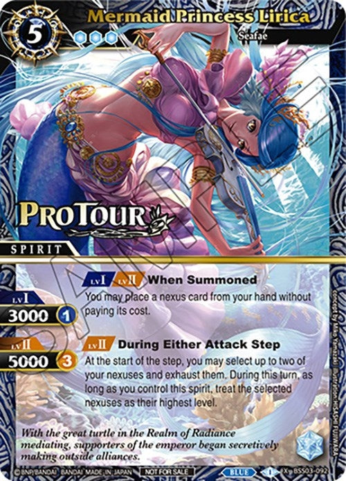 Mermaid Princess Lirica (X Rare Special Pack Vol. 3) (BSS03-092) (Battle Spirits Saga Promo Cards)