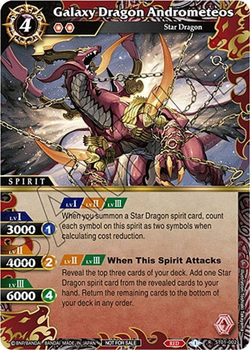 Image for Galaxy Dragon Andrometeos (Event Pack Vol. 4) (ST01-002) (Launch & Event Promos) - Battle Spirits Saga