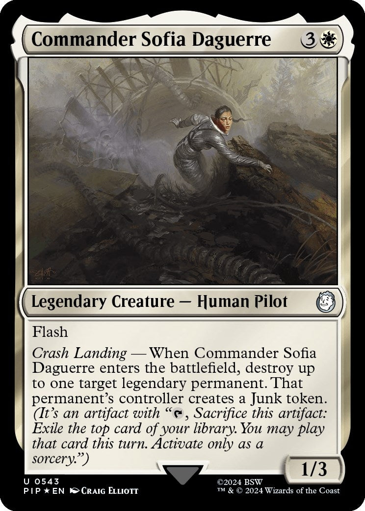 Image for Commander Sofia Daguerre (Surge Foil) (543) (Universes Beyond: Fallout) - Magic: The Gathering