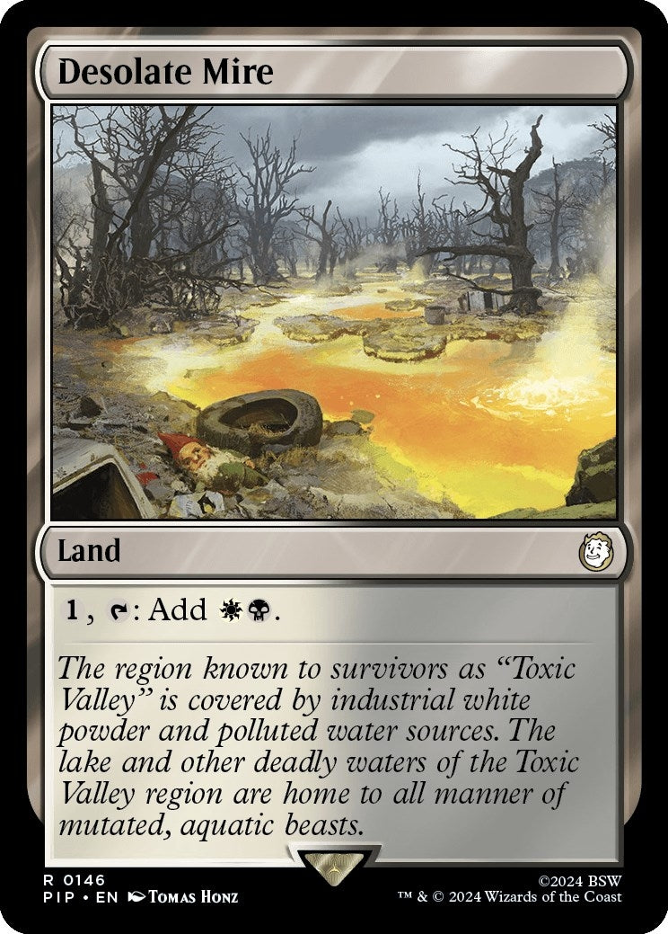 Image for Desolate Mire (146) (Universes Beyond: Fallout) - Magic: The Gathering
