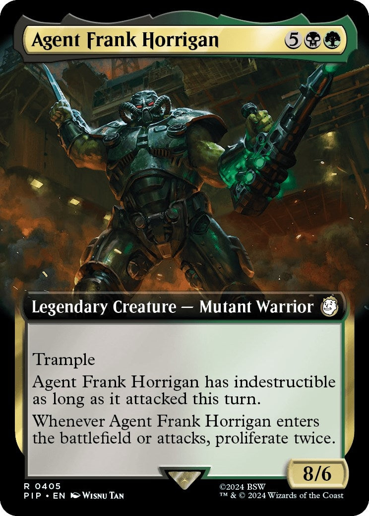 Image for Agent Frank Horrigan (Extended Art) (405) (Universes Beyond: Fallout) - Magic: The Gathering
