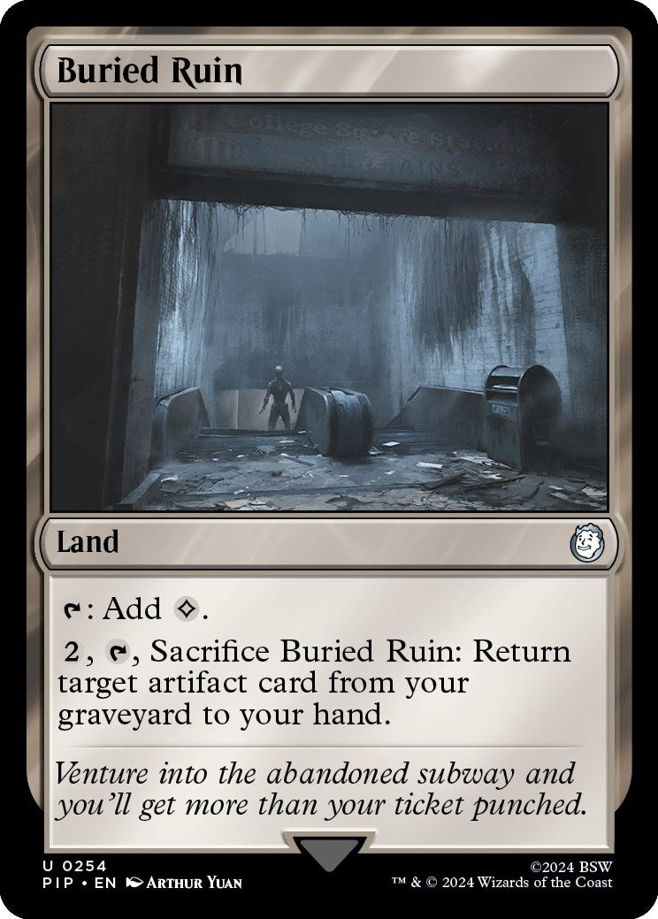 Image for Buried Ruin (254) (Universes Beyond: Fallout) - Magic: The Gathering