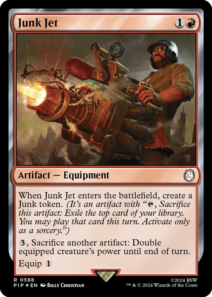 Image for Junk Jet (Surge Foil) (588) (Universes Beyond: Fallout) - Magic: The Gathering