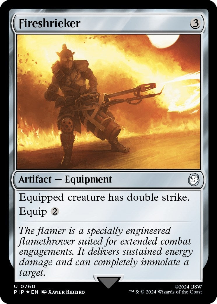 Image for Fireshrieker (Surge Foil) (760) (Universes Beyond: Fallout) - Magic: The Gathering