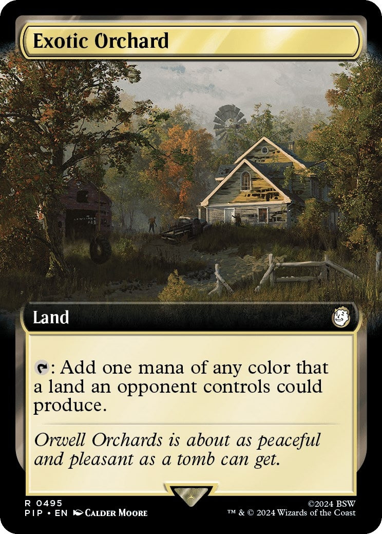 Image for Exotic Orchard (Extended Art) (495) (Universes Beyond: Fallout) - Magic: The Gathering