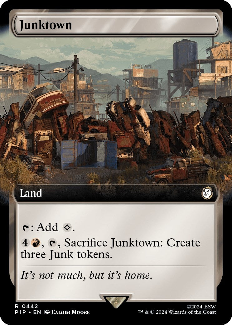 Image for Junktown (Extended Art) (442) (Universes Beyond: Fallout) - Magic: The Gathering