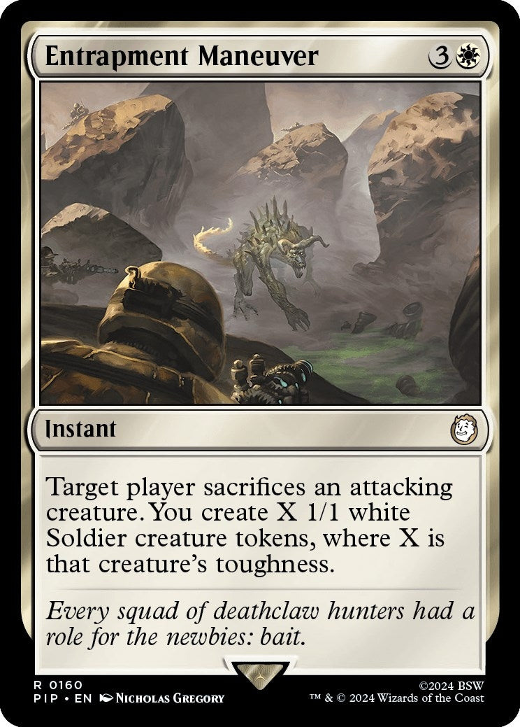Image for Entrapment Maneuver (160) (Universes Beyond: Fallout) - Magic: The Gathering