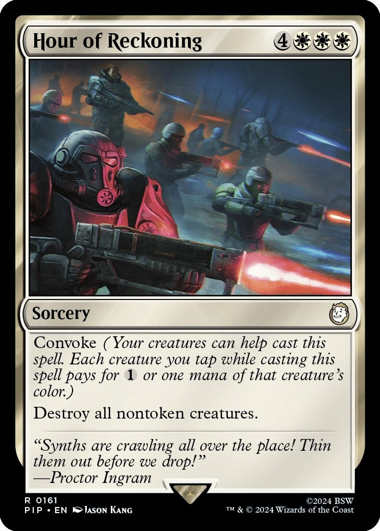 Image for Hour of Reckoning (161) (Universes Beyond: Fallout) - Magic: The Gathering