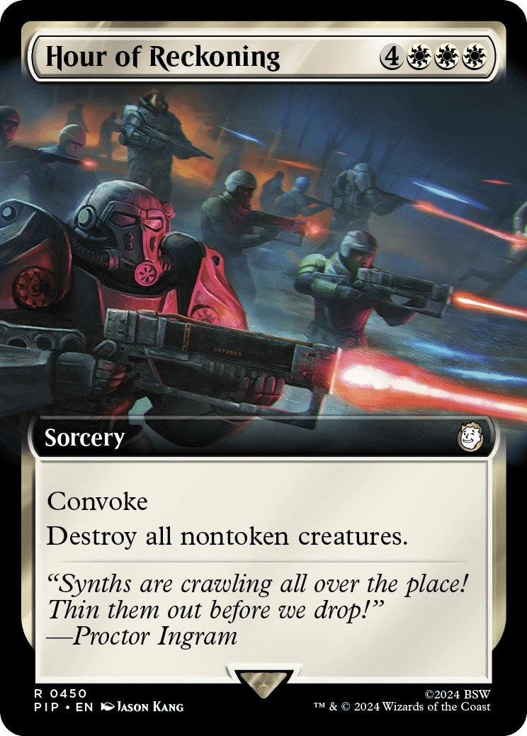 Image for Hour of Reckoning (Extended Art) (450) (Universes Beyond: Fallout) - Magic: The Gathering