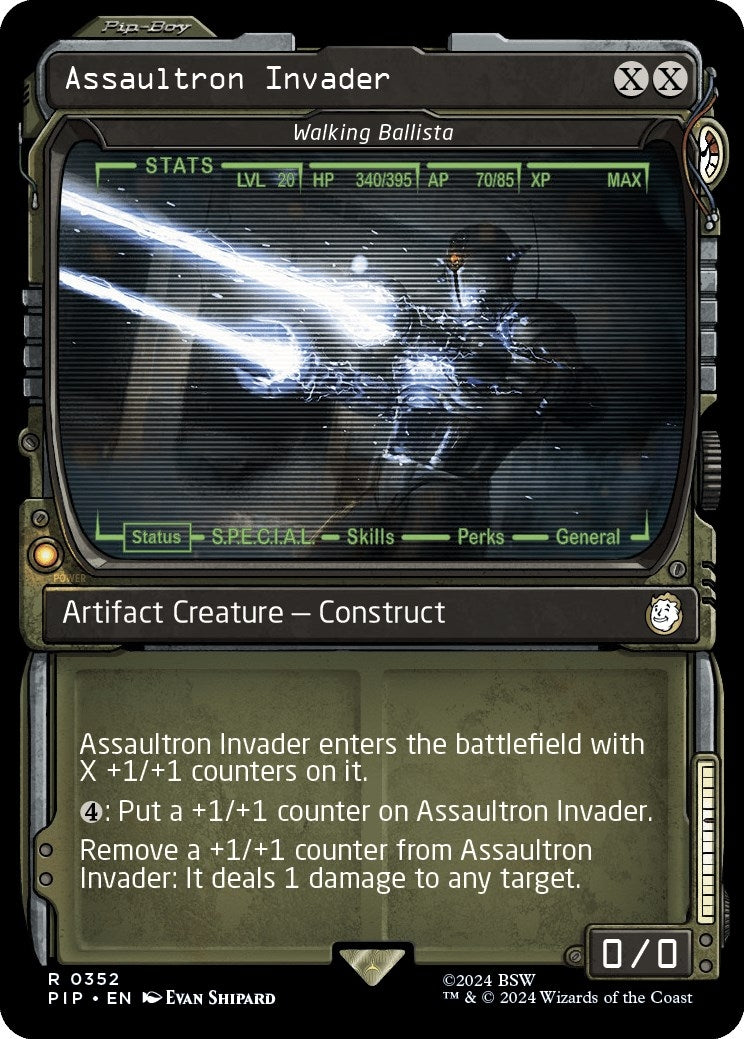 Image for Assaultron Invader - Walking Ballista (Showcase) (352) (Universes Beyond: Fallout) - Magic: The Gathering