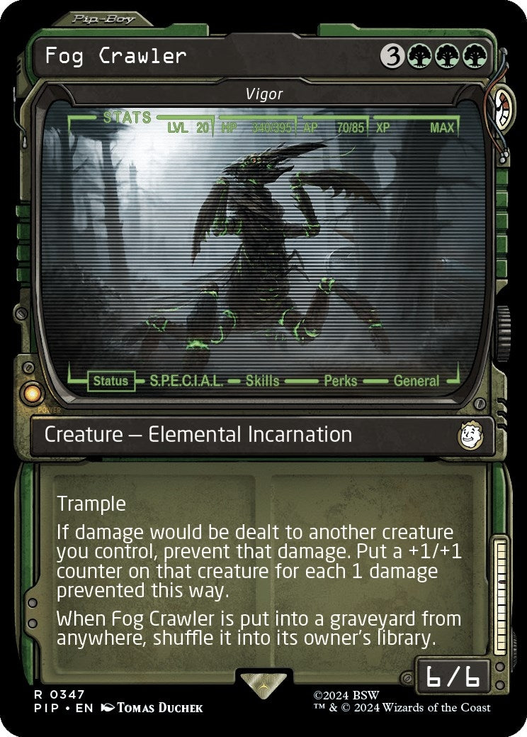 Image for Fog Crawler - Vigor (Showcase) (347) (Universes Beyond: Fallout) - Magic: The Gathering