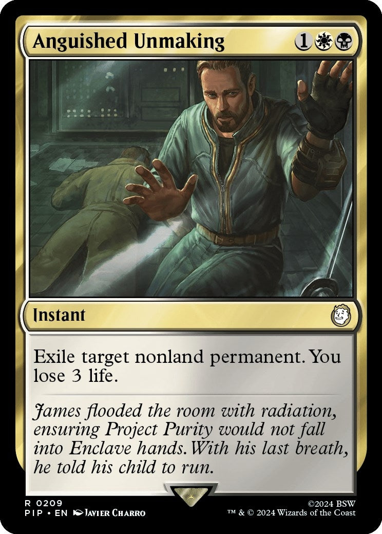 Image for Anguished Unmaking (209) (Universes Beyond: Fallout) - Magic: The Gathering