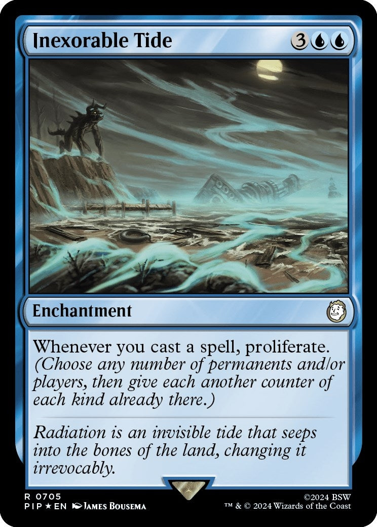 Image for Inexorable Tide (Surge Foil) (705) (Universes Beyond: Fallout) - Magic: The Gathering