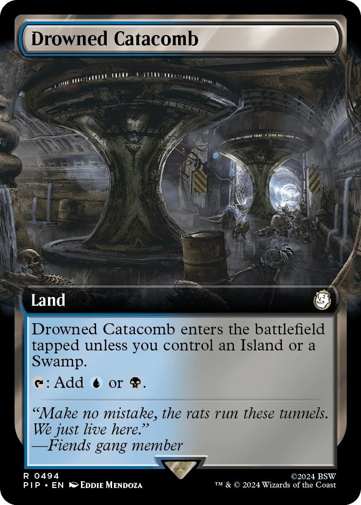 Image for Drowned Catacomb (Extended Art) (494) (Universes Beyond: Fallout) - Magic: The Gathering