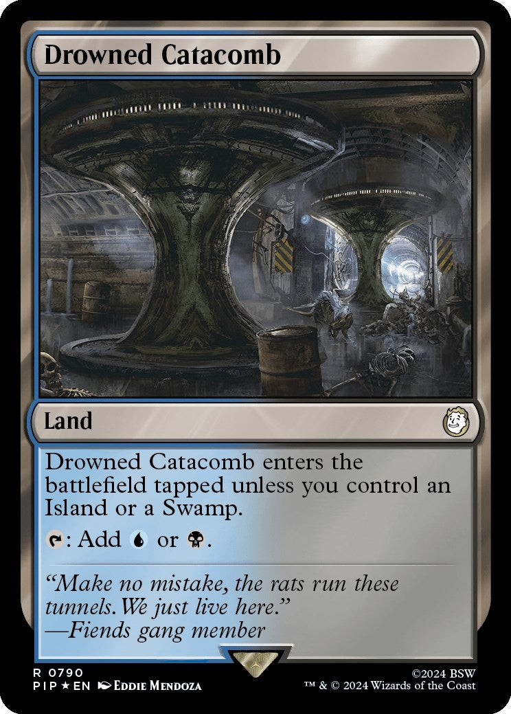 Image for Drowned Catacomb (Surge Foil) (790) (Universes Beyond: Fallout) - Magic: The Gathering