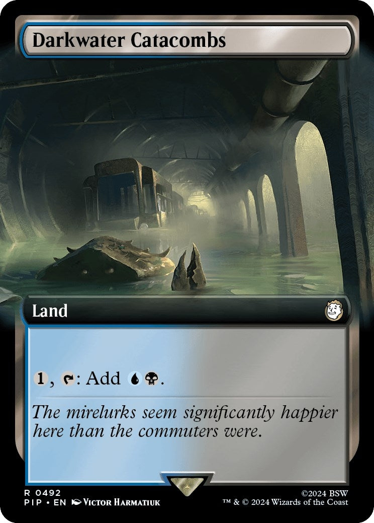 Image for Darkwater Catacombs (Extended Art) (492) (Universes Beyond: Fallout) - Magic: The Gathering