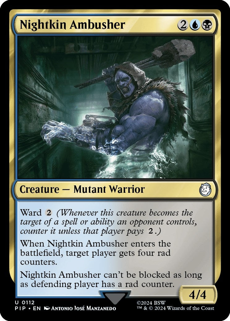Nightkin Ambusher (112) (Universes Beyond: Fallout)