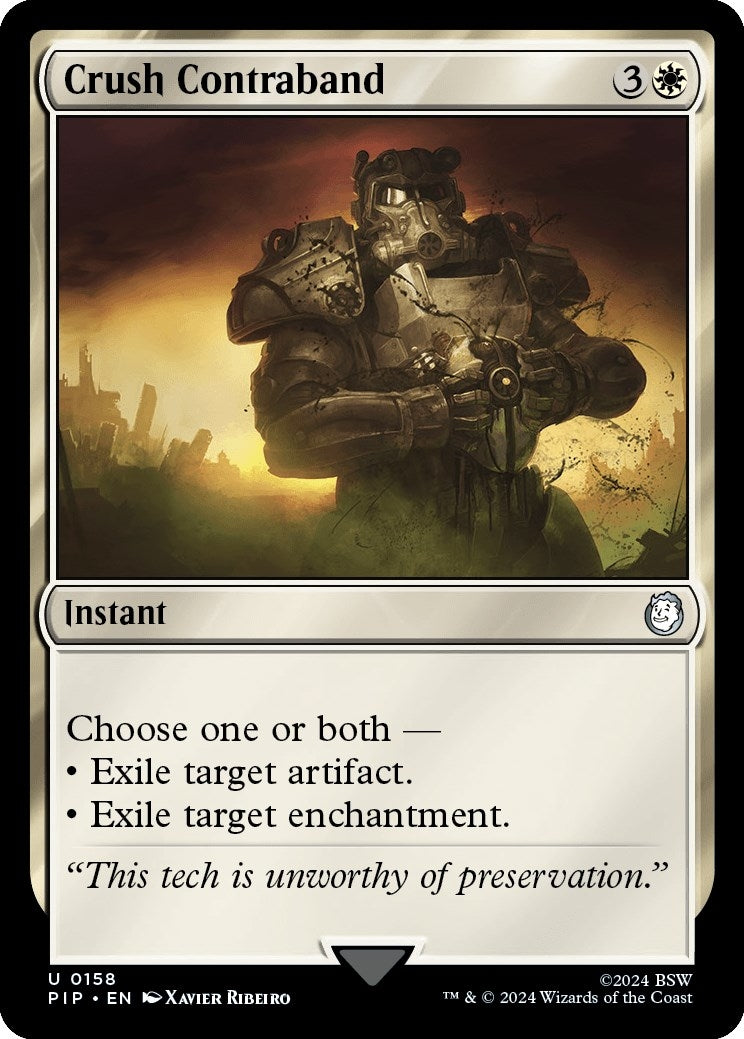 Image for Crush Contraband (158) (Universes Beyond: Fallout) - Magic: The Gathering