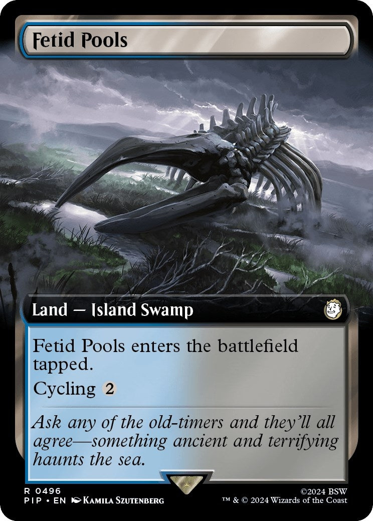 Image for Fetid Pools (Extended Art) (496) (Universes Beyond: Fallout) - Magic: The Gathering