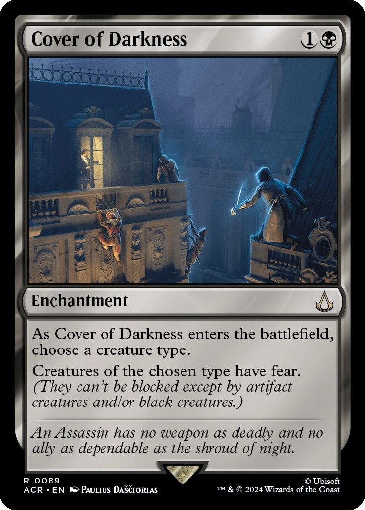 Image for Cover of Darkness (89) (Universes Beyond: Assassin's Creed) - Magic: The Gathering