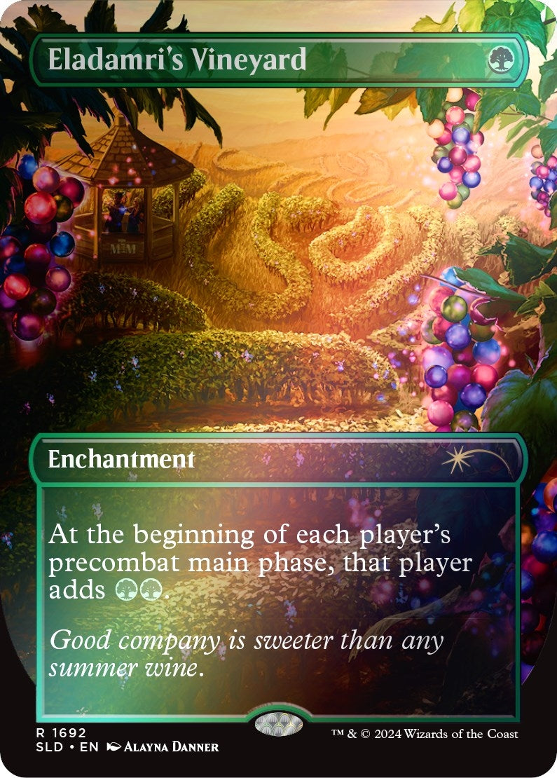 Image for Eladamri's Vineyard (Rainbow Foil) (1692) (Secret Lair Drop Series) - Magic: The Gathering