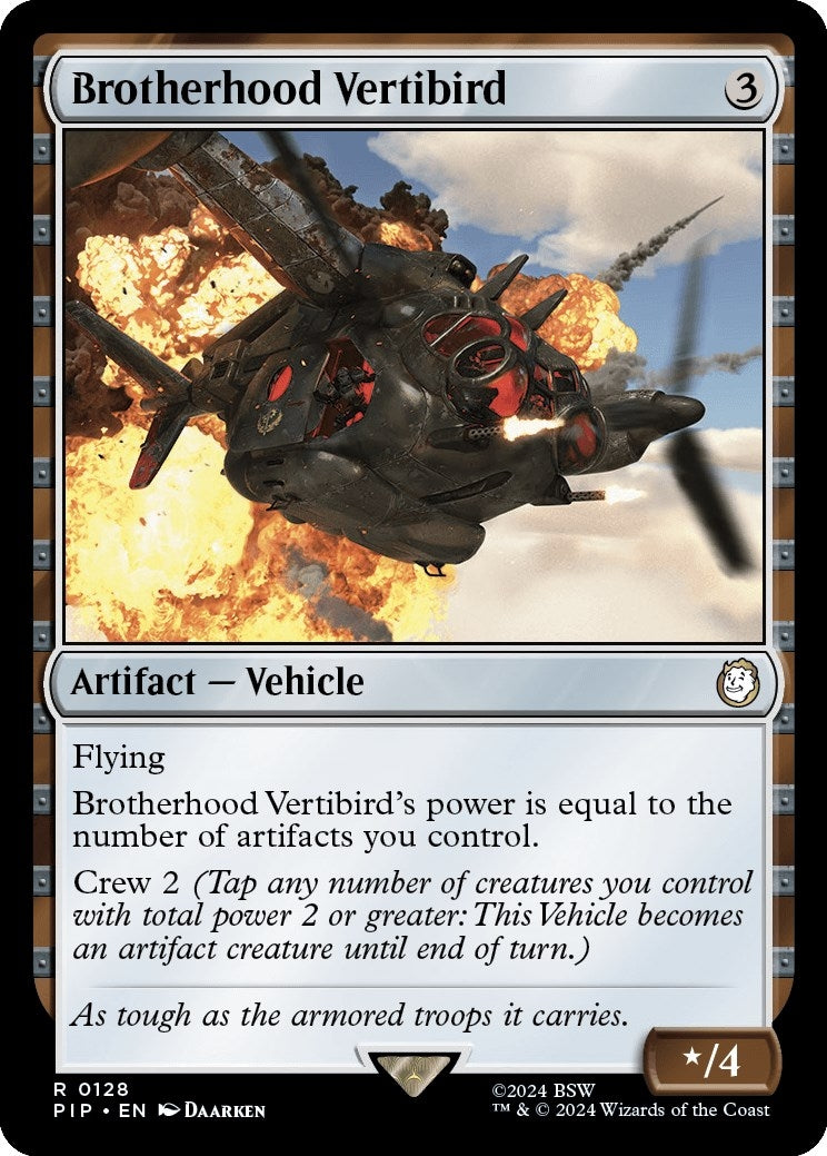 Image for Brotherhood Vertibird (128) (Universes Beyond: Fallout) - Magic: The Gathering