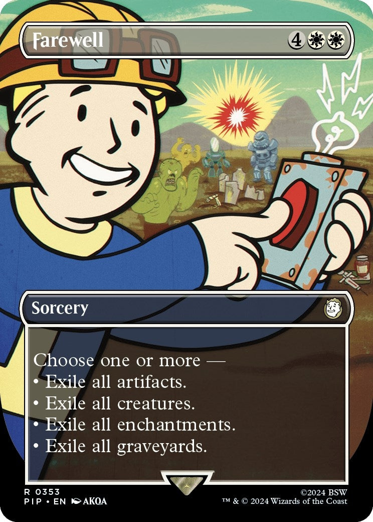 Image for Farewell (Borderless) (353) (Universes Beyond: Fallout) - Magic: The Gathering