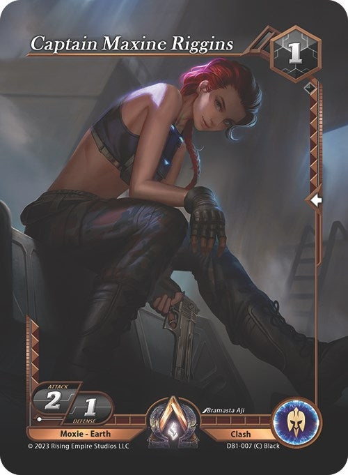 Image for Captain Maxine Riggins (DB1-007) (Year of the Dragon) - Alpha Clash